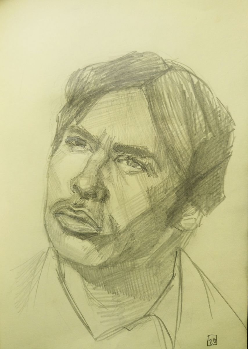 Portrait sketch 6 by Mag Verkhovets