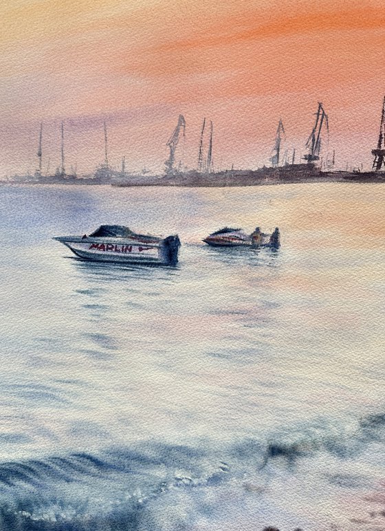 Calm Evening by the Water