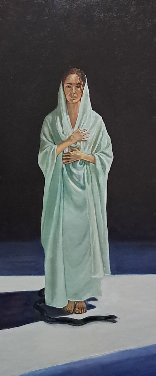La Sacerdotisa by Bonifacio Contreras Tovar.
