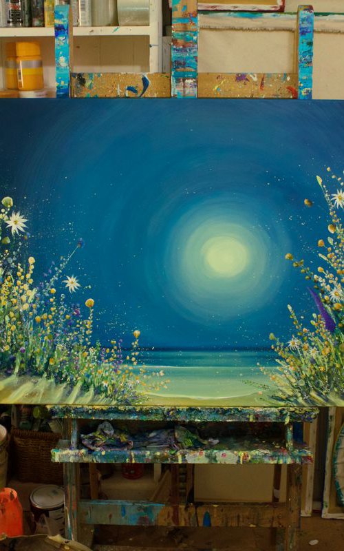 Sparkling in the moonlight by Emma Sian Pritchard