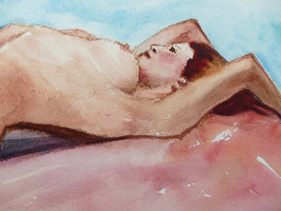 reclining female nude