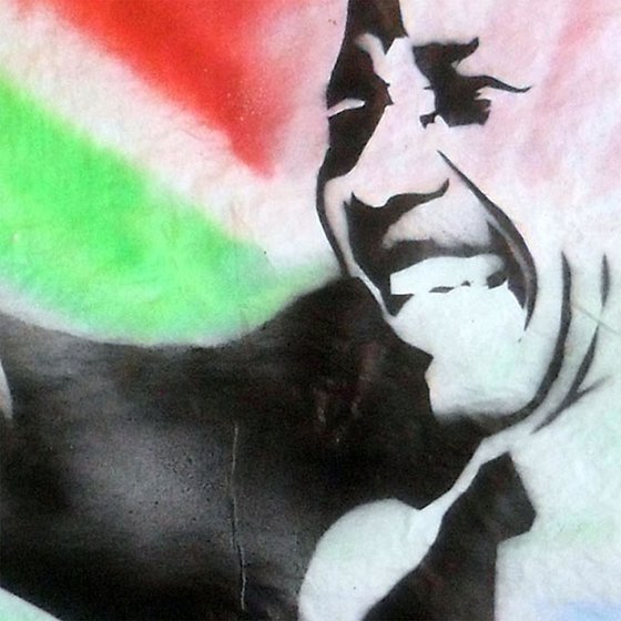 Mandela (on canvas).
