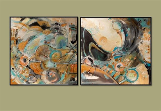 The Birth of Day  - diptych