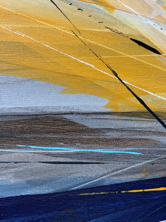 Lightness of blue and ochre