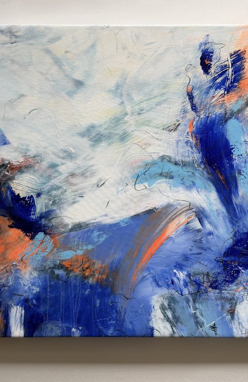 Dancers in the blue by Maria Bevilacqua-Fischer