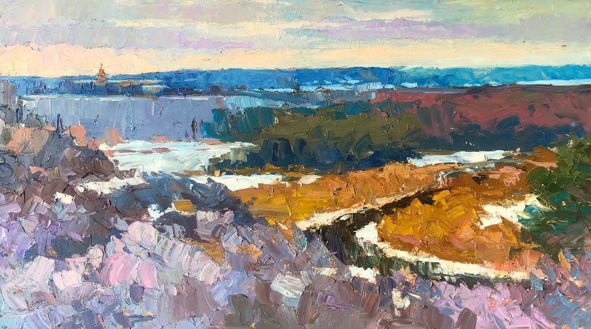 Winter Day By Sergey Kachin, 35 X 20, Artwork For Sale On Artfinder