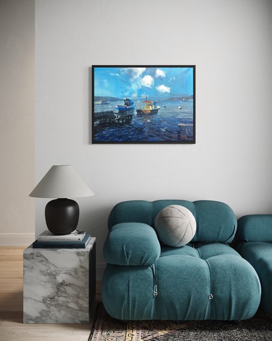 Harbor in Morning Light