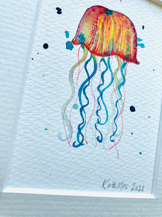 Little Jellyfish Watercolour