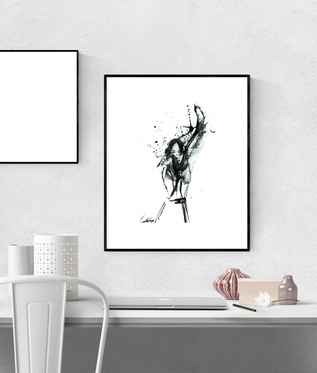 Woman Abstract Black And White Woman Figure Pai Artfinder