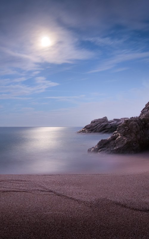 Moonlight on the beach by Kopnicky Marek