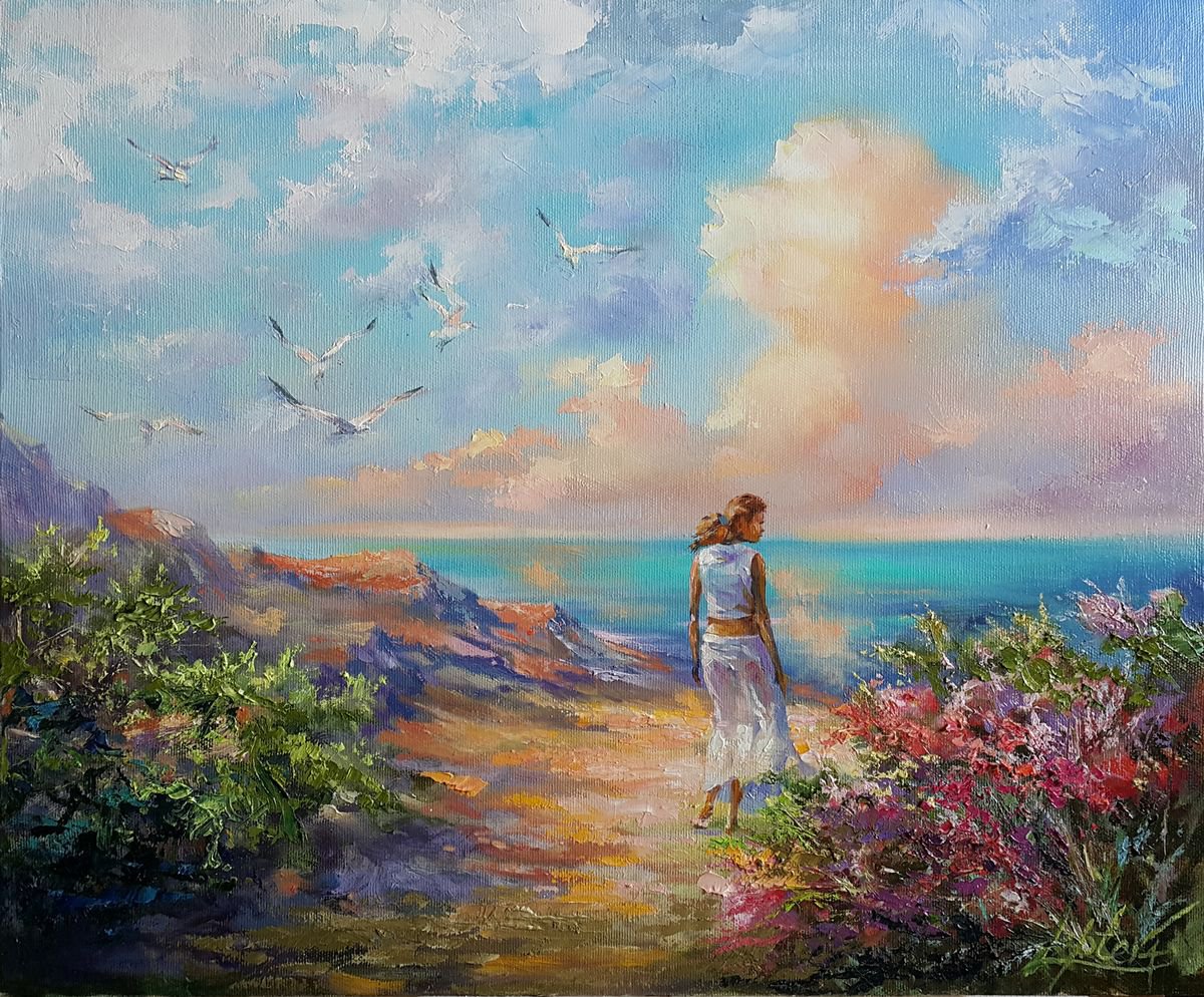 By the sea by Viktoria Lapteva