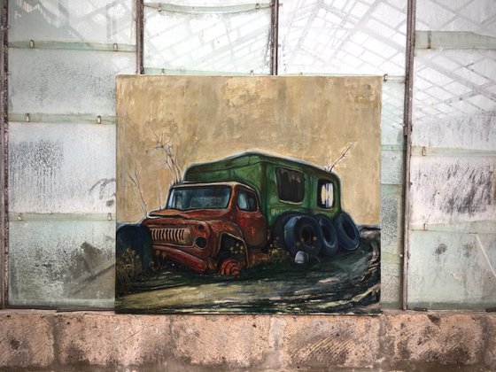 ''Abandoned car''