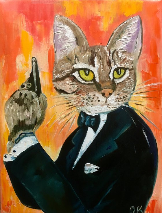 Troy The Cat  James Bond 007