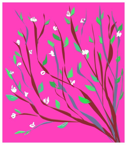 *Spring. Sakura blossom* #2 by Kseniya Kovalenko