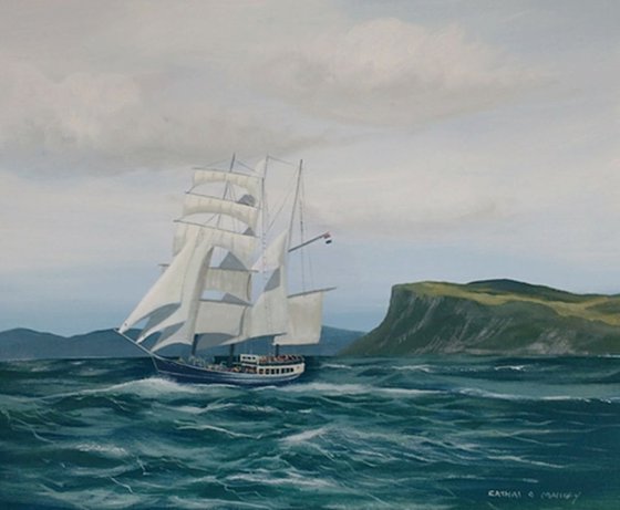 tall ship in fair head