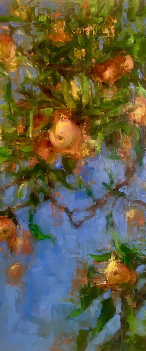 Apples on branches by Elena Mashajeva-Agraphiotis