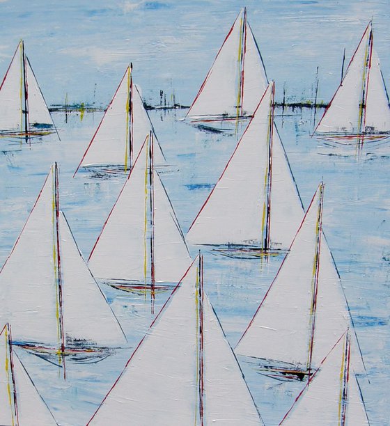 Summer Sails 40x40