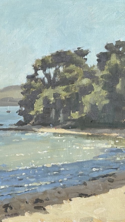Studland Bay morning by Louise Gillard