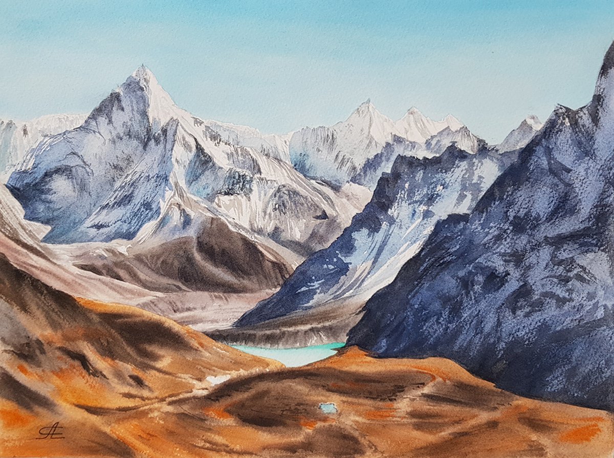 Mountains of Nepal. by Svetlana Lileeva