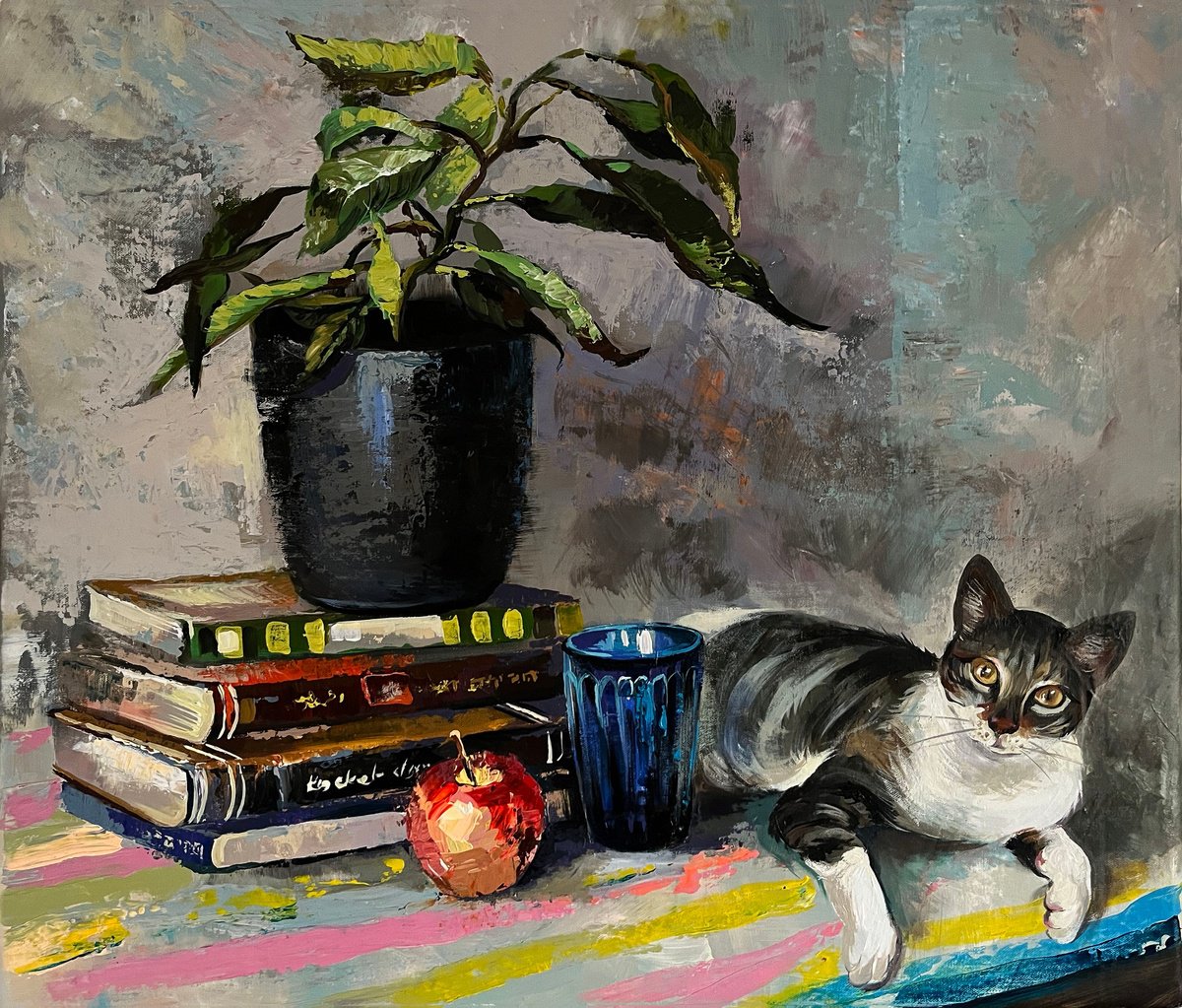 Soma And Avocado Tree By Maria Kireev, 28 X 24, Artwork For Sale On Artfinder
