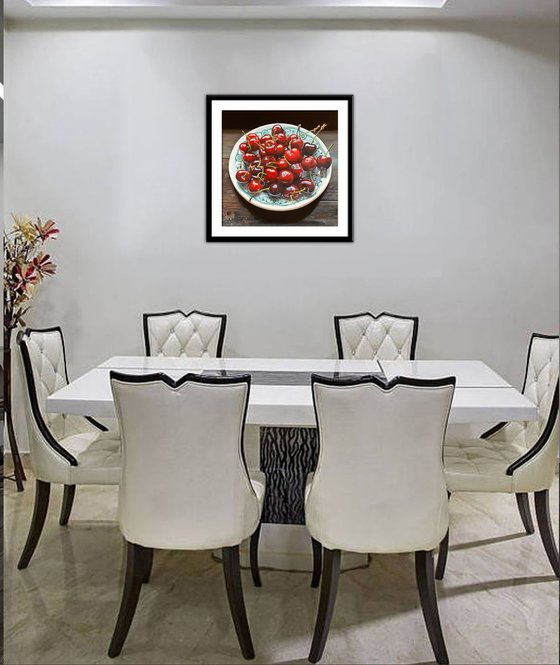 Cherries on a Plate II