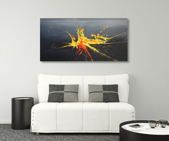 Lava In Space (Spirits Of Skies 098165) - 140 x 70 cm - XXL (56 x 28 inches)