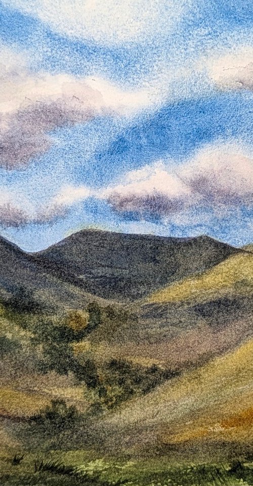 Clouds Over The Hills by Marina Omelianenko