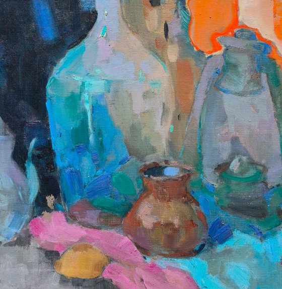 Bottle and Lamp