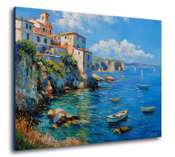 Mediterranean Coastal Village