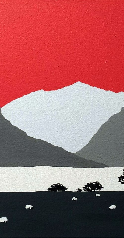 Mount Snowdon, Yr Wyddfa, from Llyn Nantlle Uchaf, Wales by Sam Martin