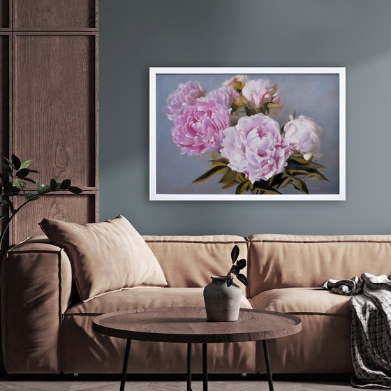 Peonies in Bloom.