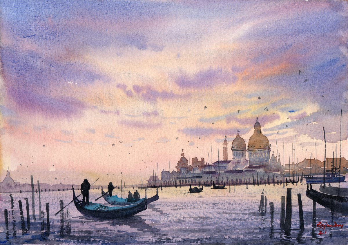 Sunset at Venice _03 by RAJAN DEY