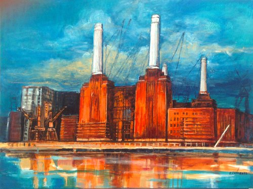 Battersea Power Station new Directions London Cityscape by Patricia Clements