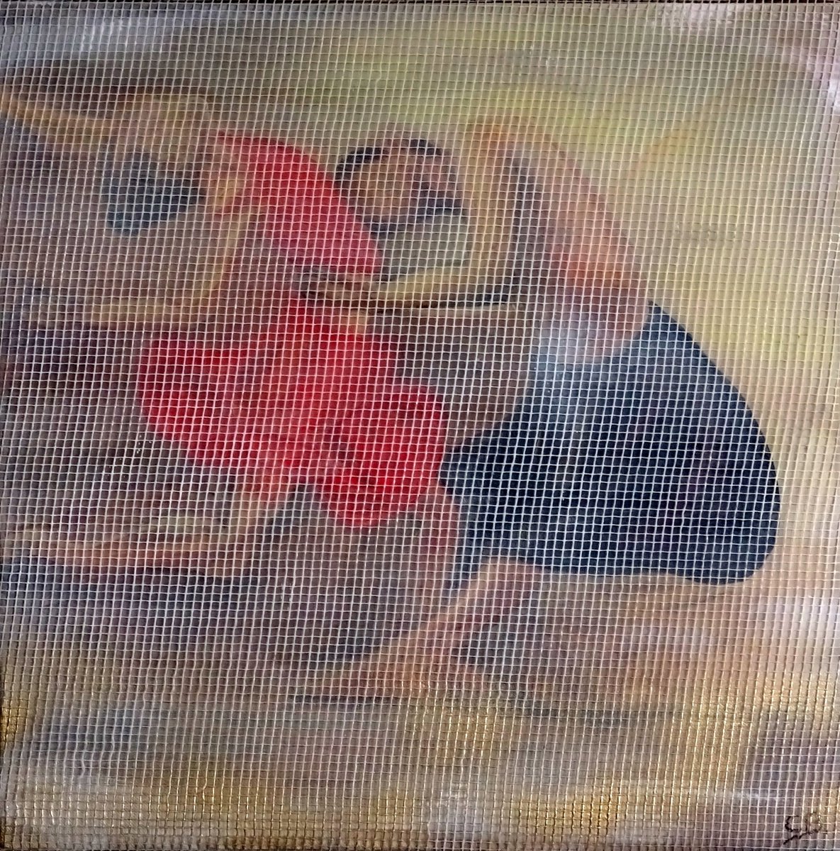 Bolero dancers (framed artwork) by Conrad Bloemers