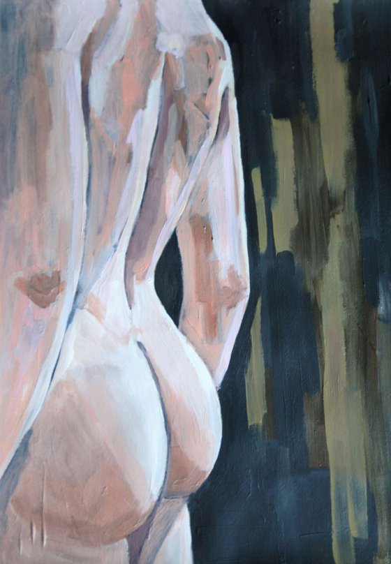 Male Nude / 51 X 36 cm