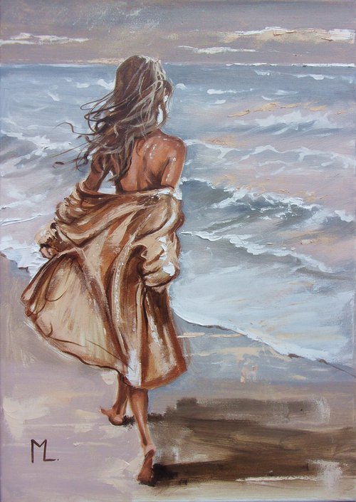 " BY THE SEA " by Monika Luniak