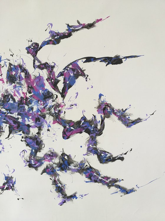 Purple Octopus by M.Y.