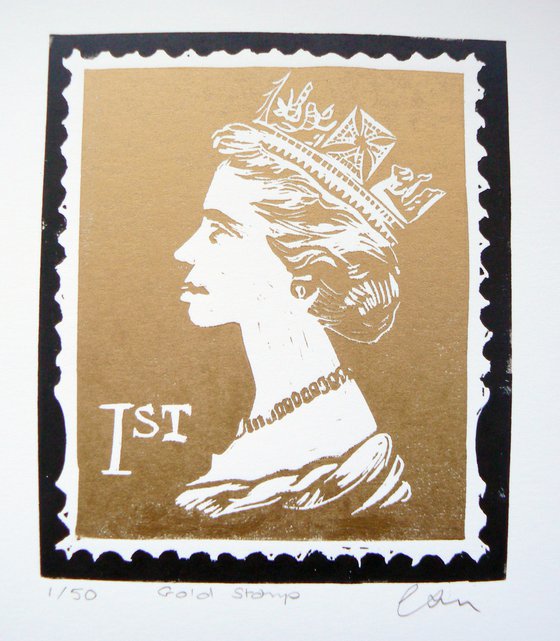 Gold stamp
