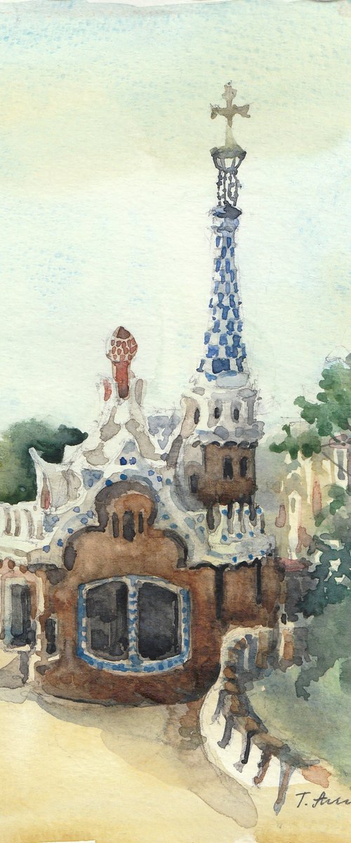 Park Güell in Barcelona by Tatiana Alekseeva