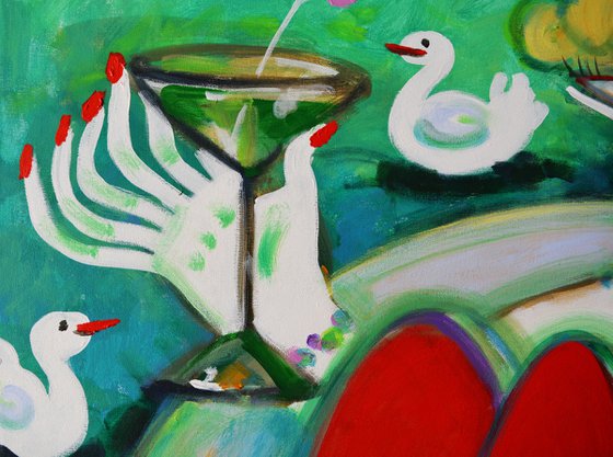 Swans whisper