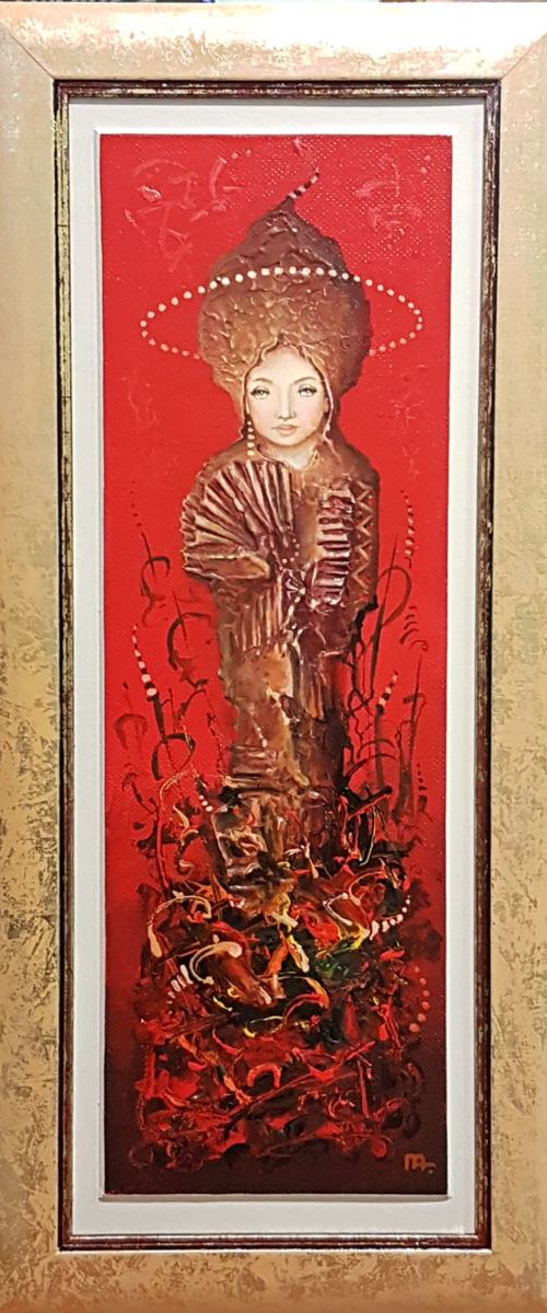 Lady in Red by Arunas Miliukas