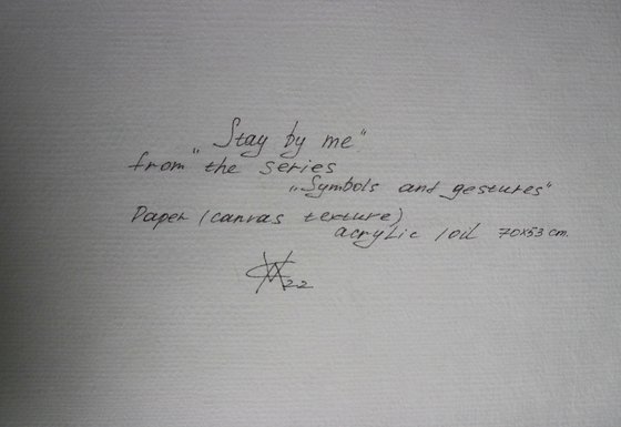 "STAY WITH ME" - memory of a loved one