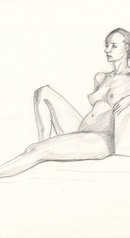 Sketch of Human body. Woman.71 by Mag Verkhovets