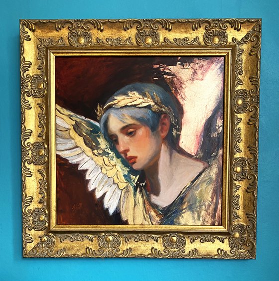 Melancholy Gold Angel