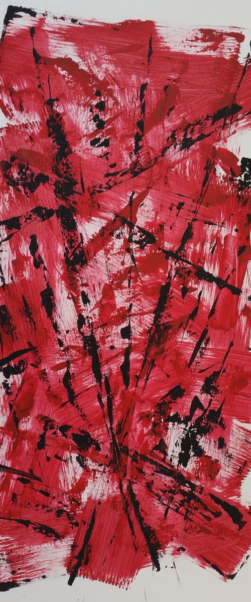 Modern minimalism Abstract ACRYLIC on CANVAS  by M.Y. by Max Yaskin