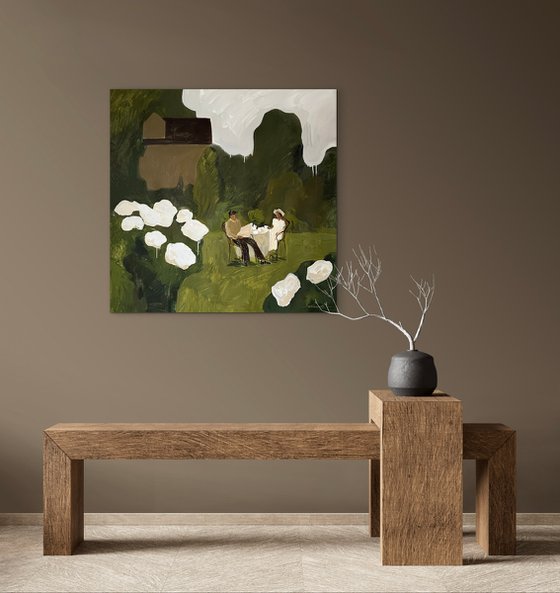«Time of White Hydrangeas»