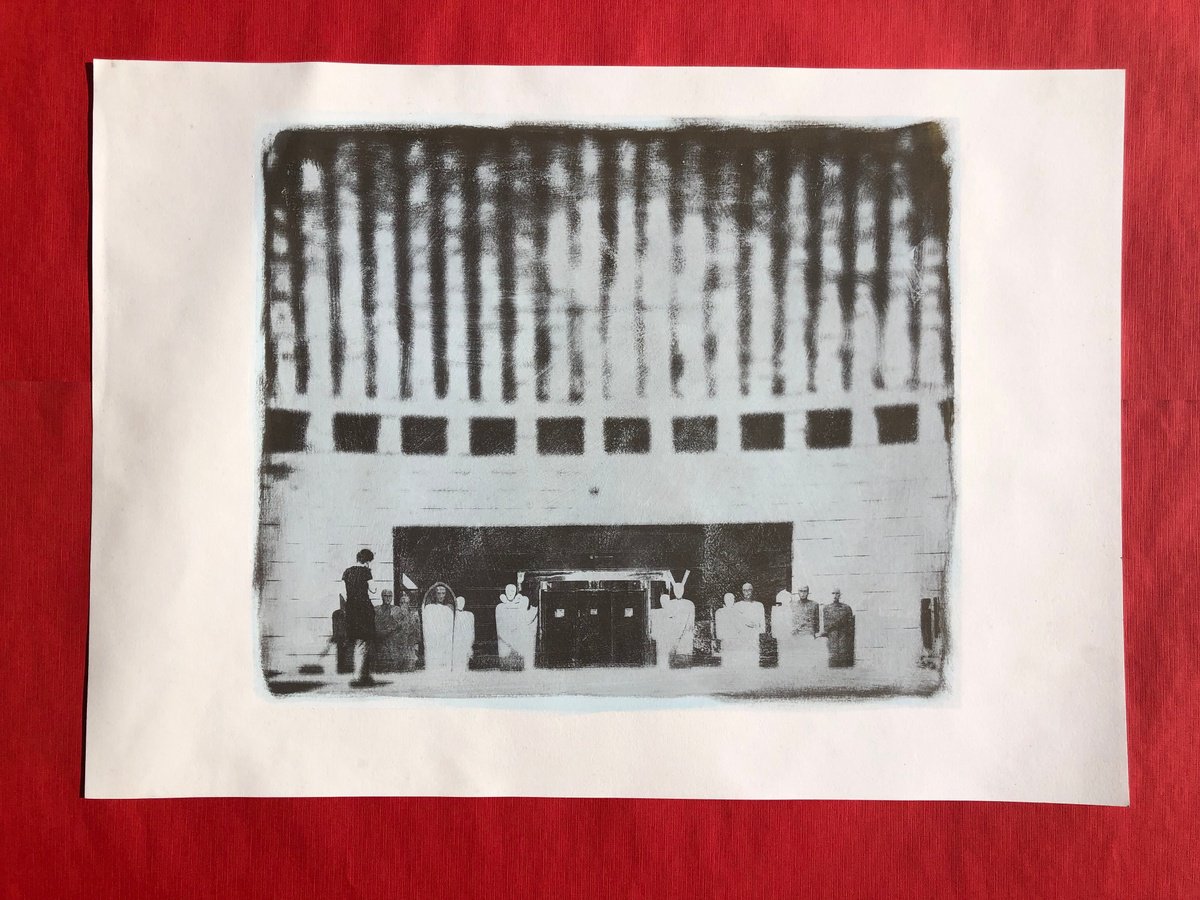 Impressionistic Portrait Print By Gill Gilberto Borghesi, 28 X 20, Mart Museum, Original Artwork