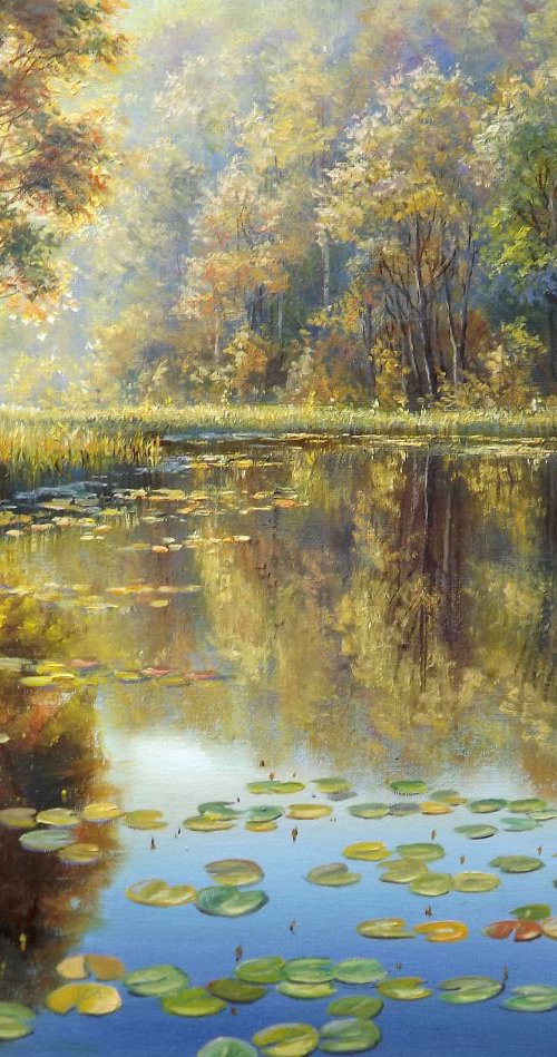 Sunny Day on the River by Oleg Riabchuk