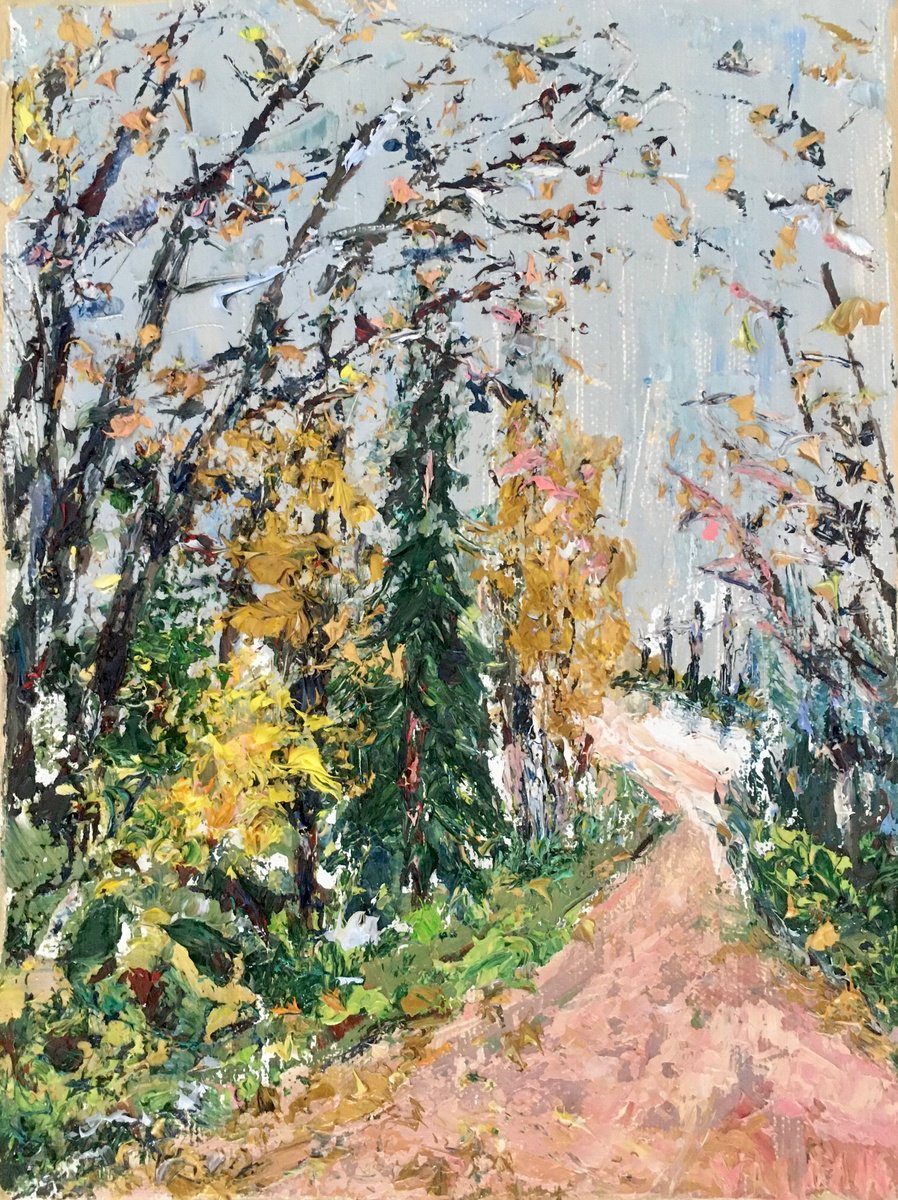 Autumn path by Vilma Gataveckien?