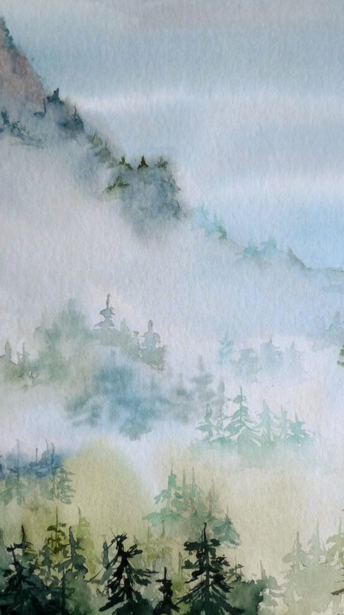 Misty Forest by Aneta Gajos